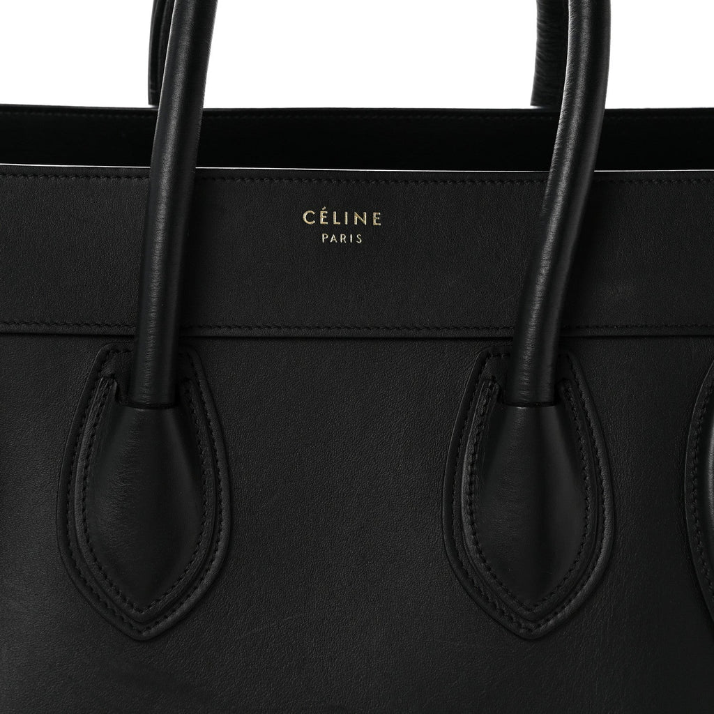 Smooth Calfskin Mini Luggage Black