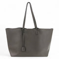 Saint Laurent Paris Leather Shopping Tote Bag