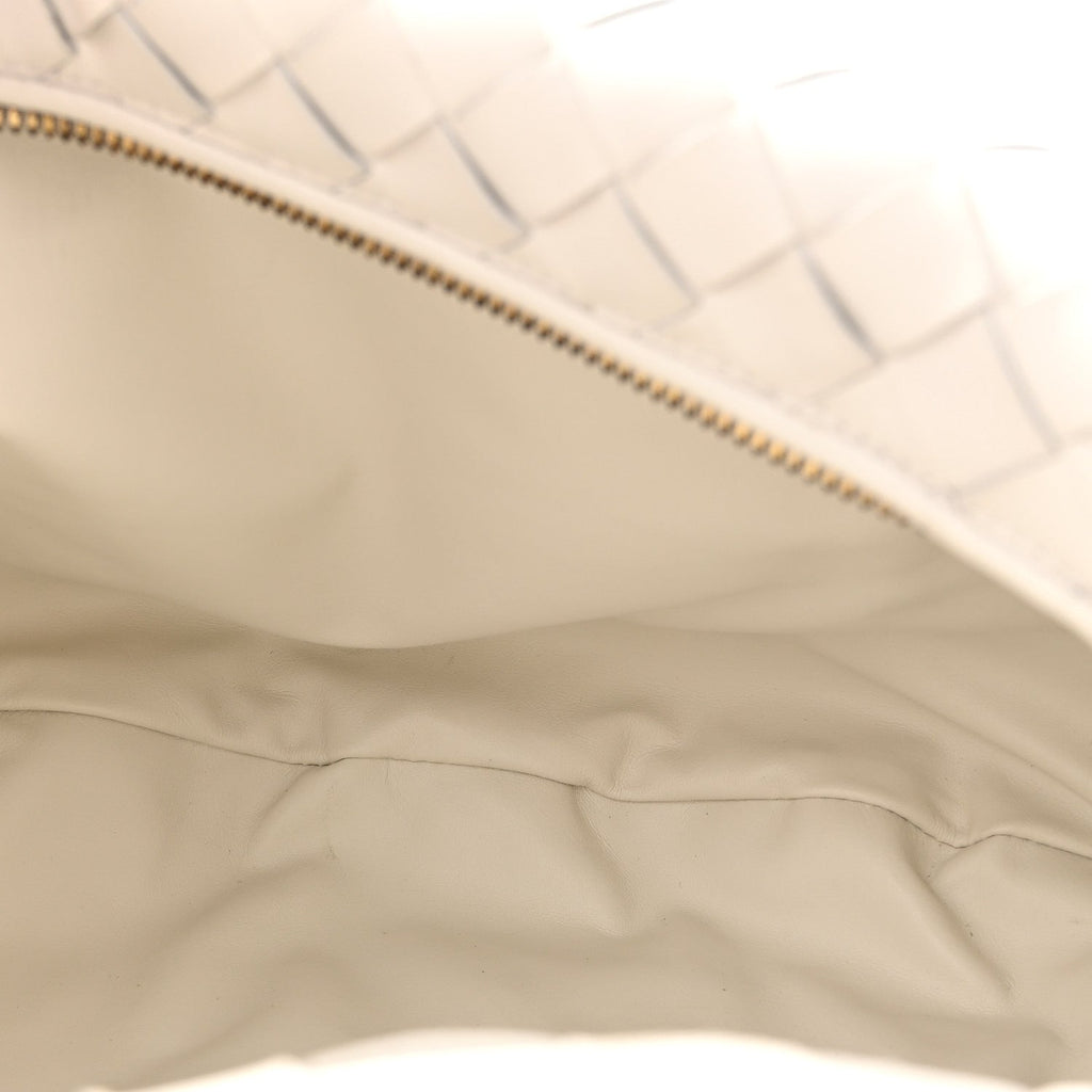 Nappa Intrecciato Teen Jodie Hobo White