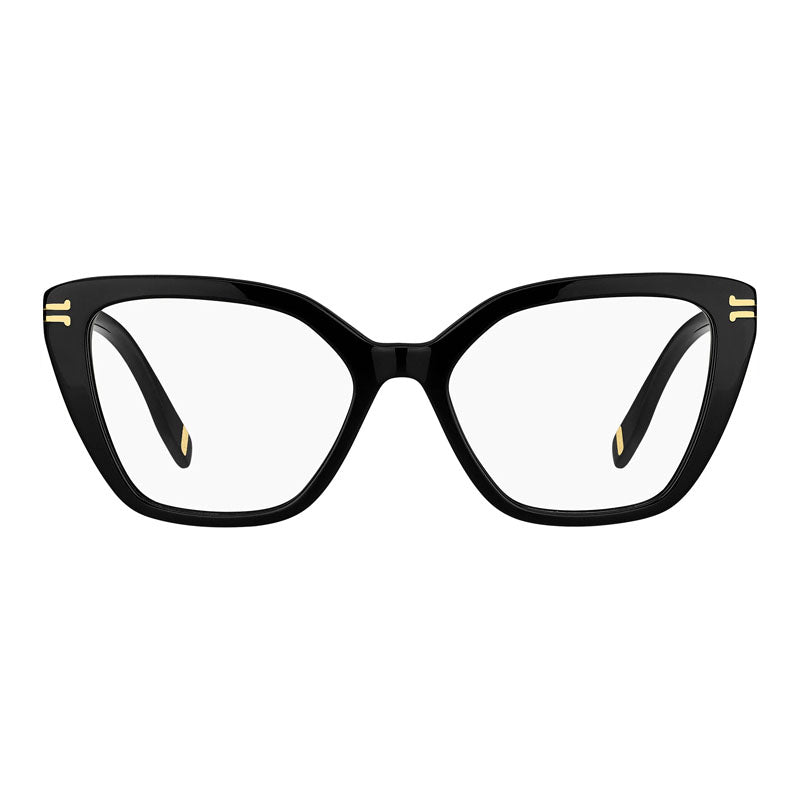 Marc Jacobs Eyeglasses Cat Eye Full Rim, Black Frame and Clear Demo Lenses Lens MJ1071080700