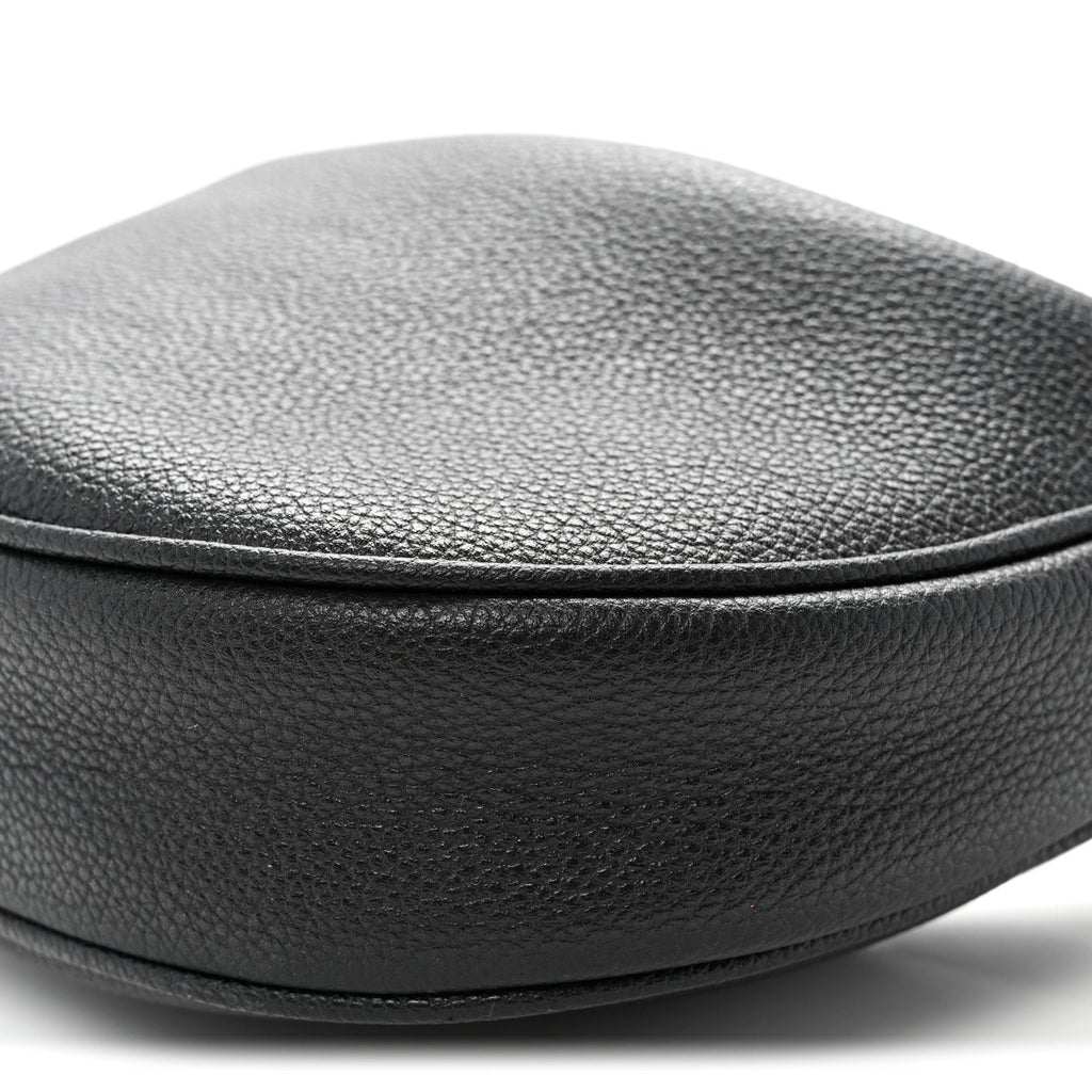 Supple Grained Calfskin Teen Lulu Shoulder Bag Black