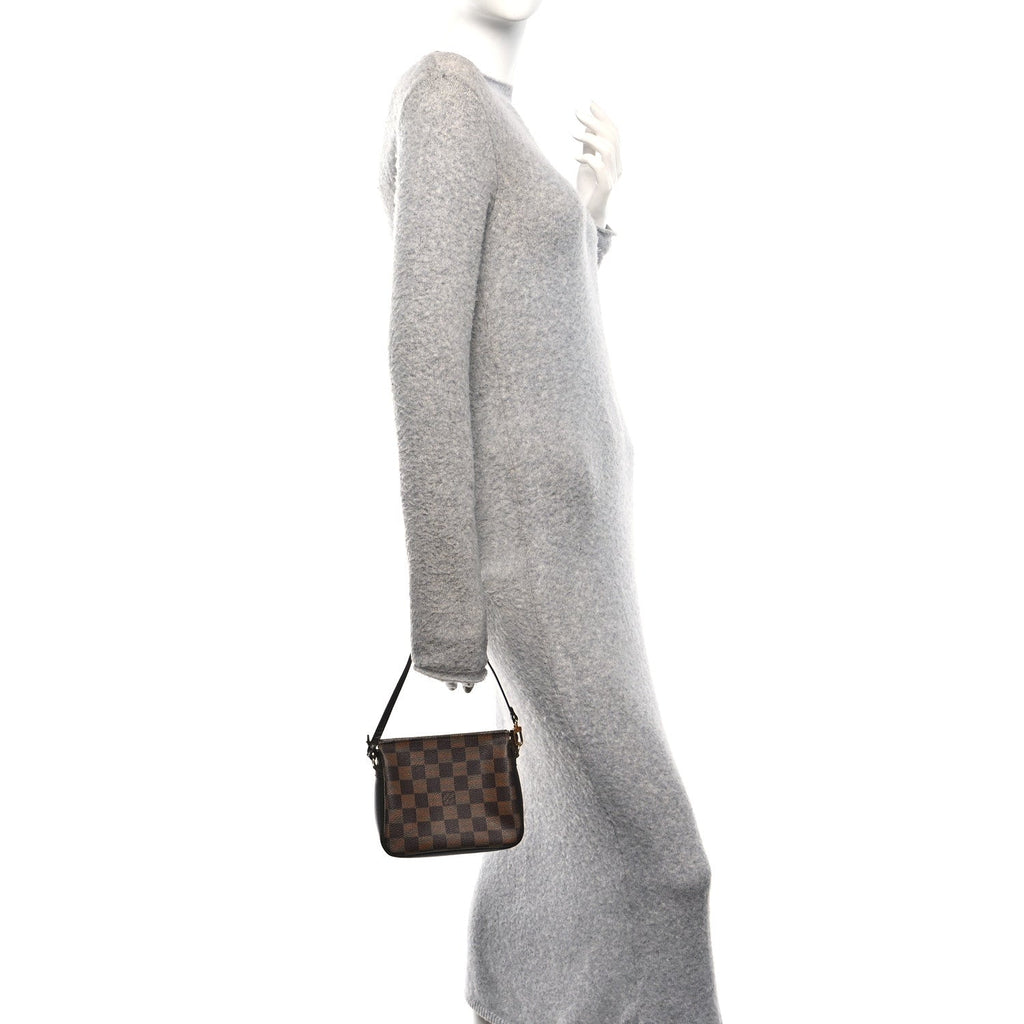 Damier Ebene Trousse Make Up Bag Pochette