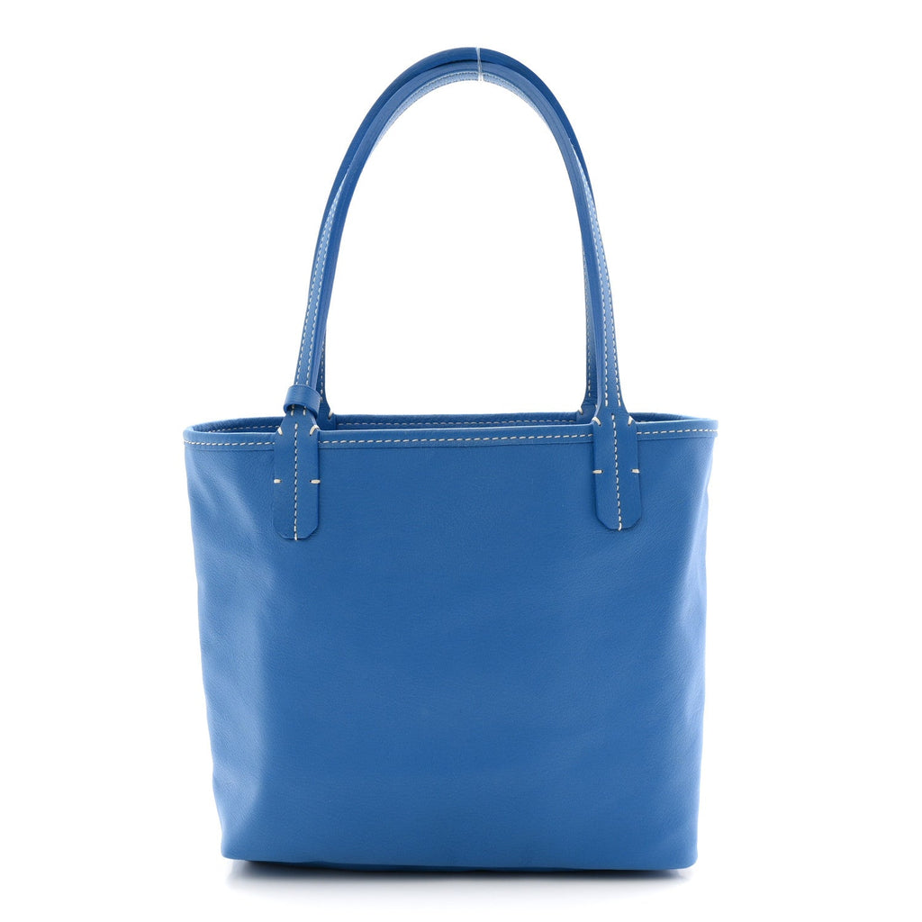 Goyardine Reversible Mini Anjou Sky Blue