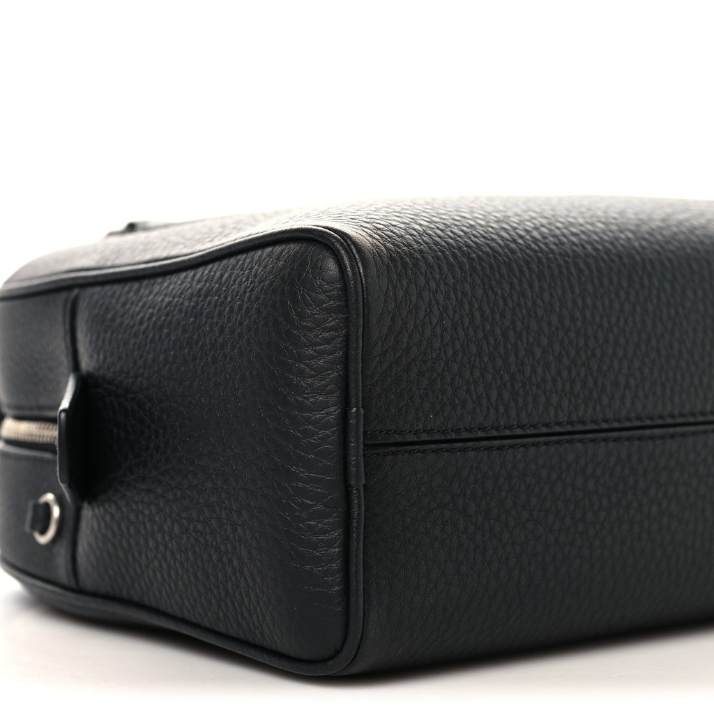 Matte Grained Calfskin India 10 Black