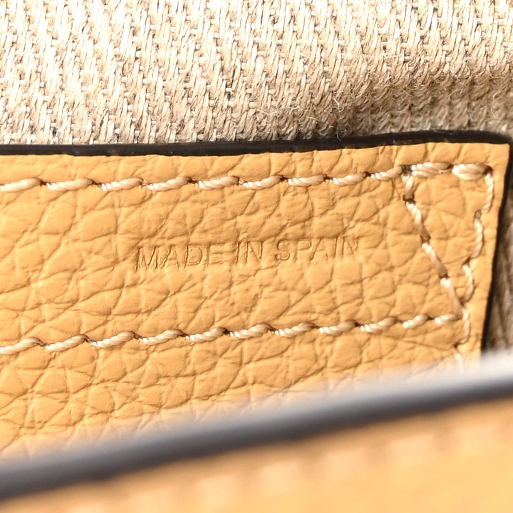 Calfskin Small Marcie Saddle Bag Soft Tan