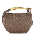Nappa Intrecciato Mini Sardine Bag Taupe Grey