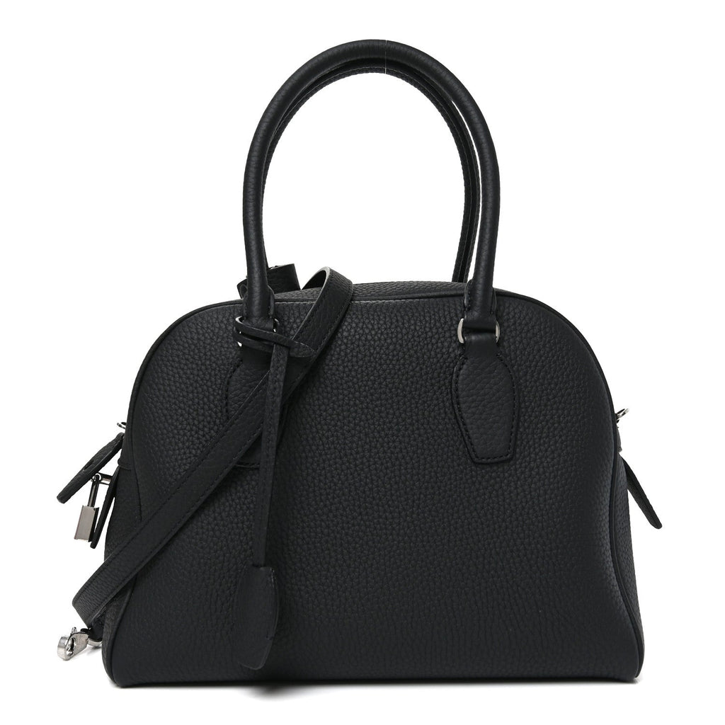 Matte Grained Calfskin India 10 Black