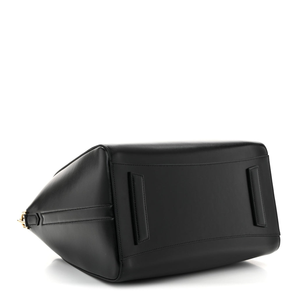 Shiny Lord Calfskin Medium Antigona Black