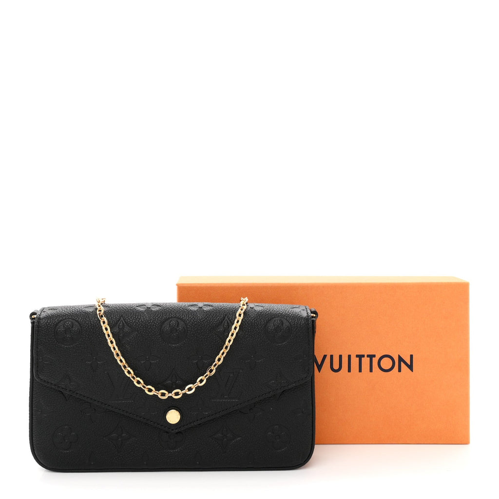 Empreinte Pochette Felicie Chain Wallet Black