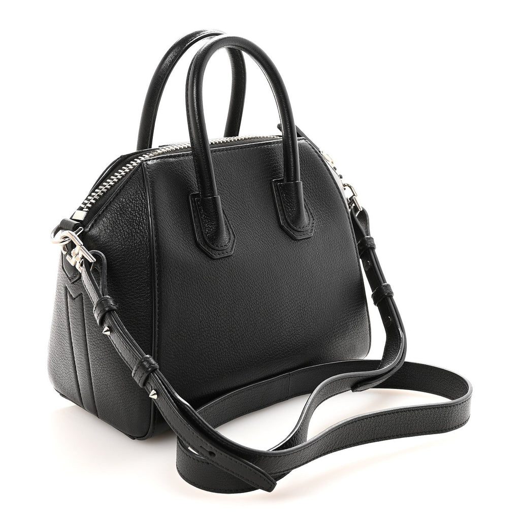 Sugar Goatskin Mini Antigona Black
