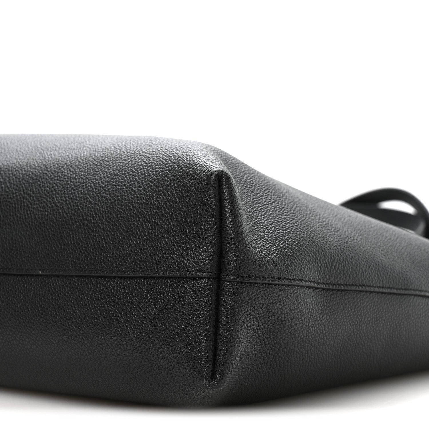 Calfskin Large Shopping Tote Black