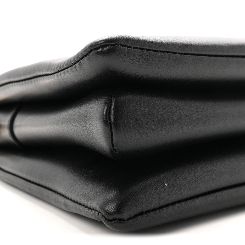 Lambskin Embossed Monogram Coussin PM Black