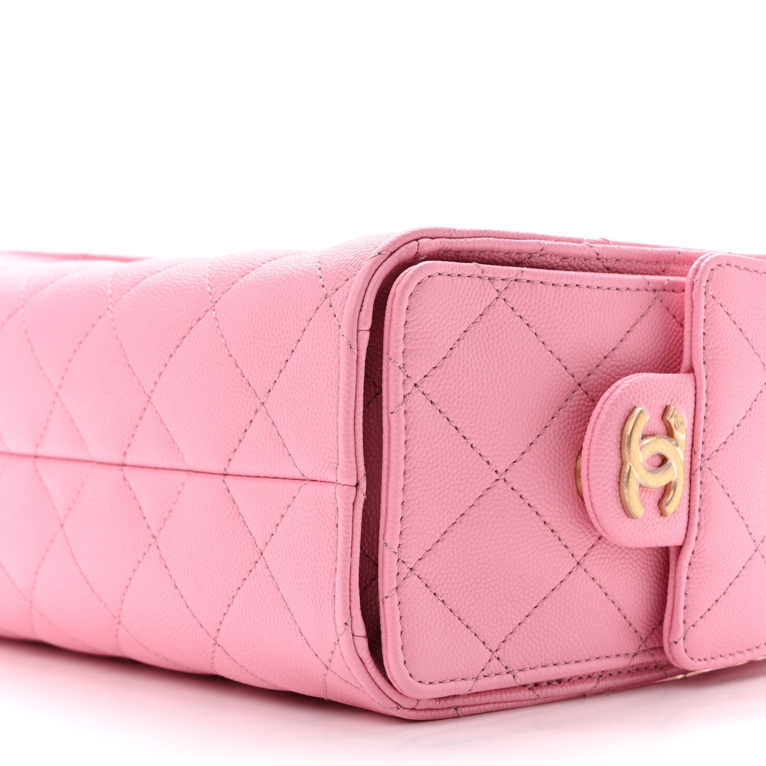 Caviar Quilted Mini Chanel 25 Handbag Pink