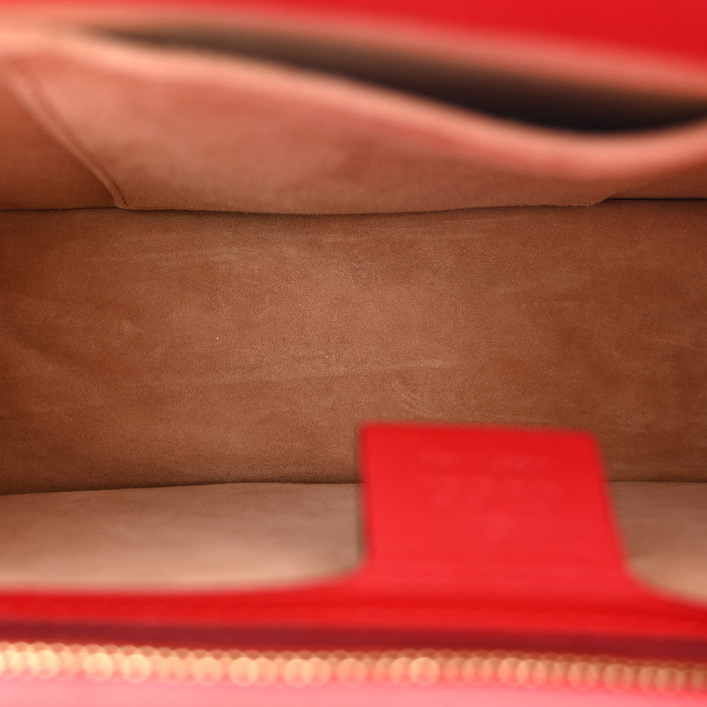 Calfskin Small Sylvie Shoulder Bag Hibiscus Red