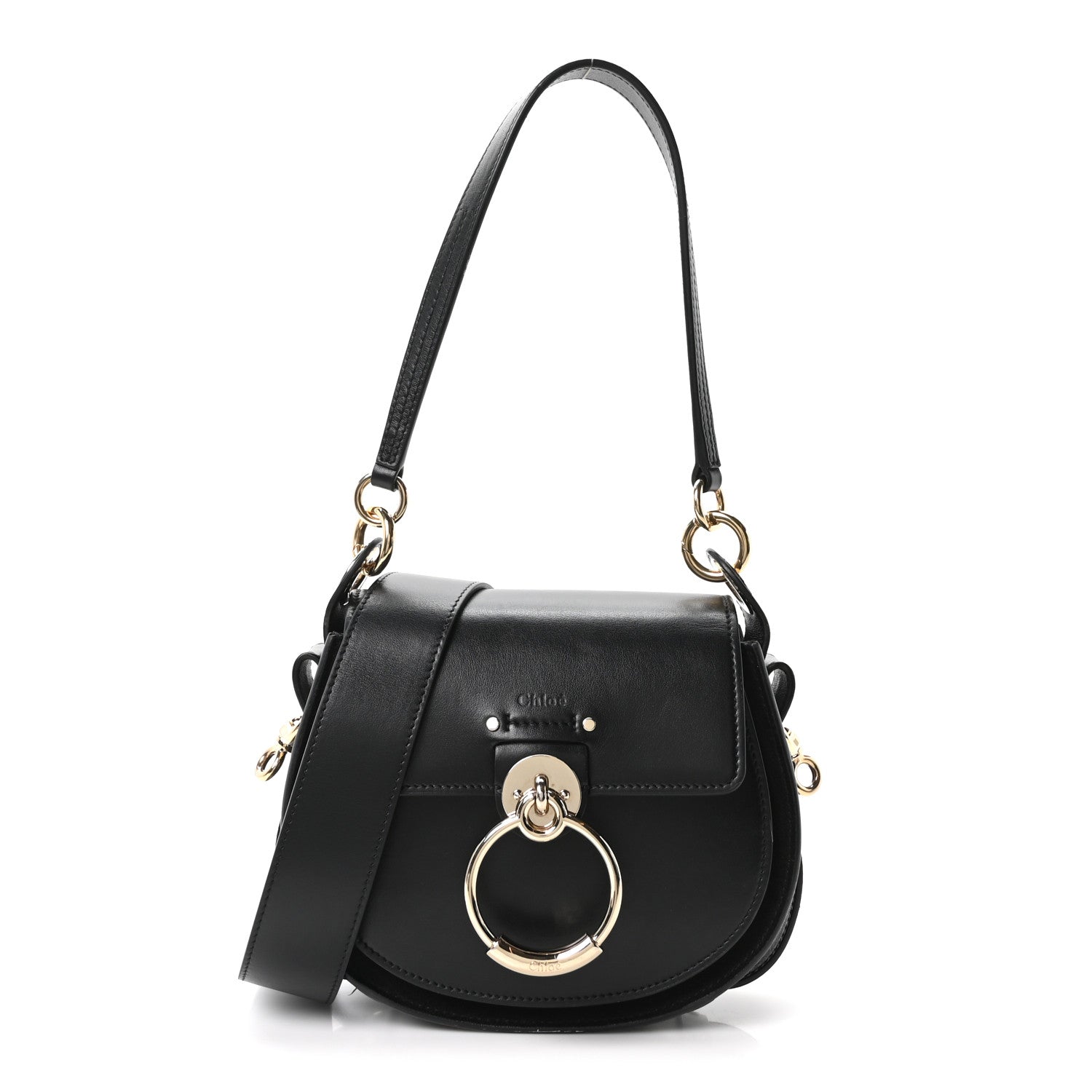 Calfskin Small Tess Bag Black