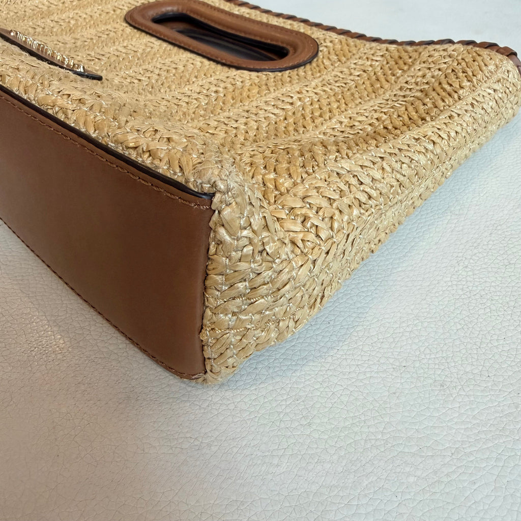 MICHAEL KORS Large Rosalie Straw Clutch