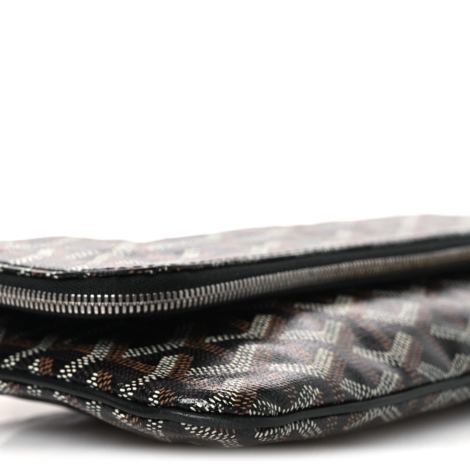 Goyardine Sainte Marie Soft Clutch Black