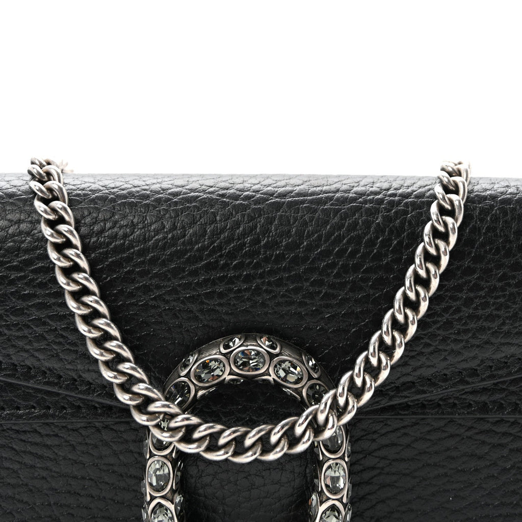 Calfskin Super Mini Dionysus Shoulder Bag Black