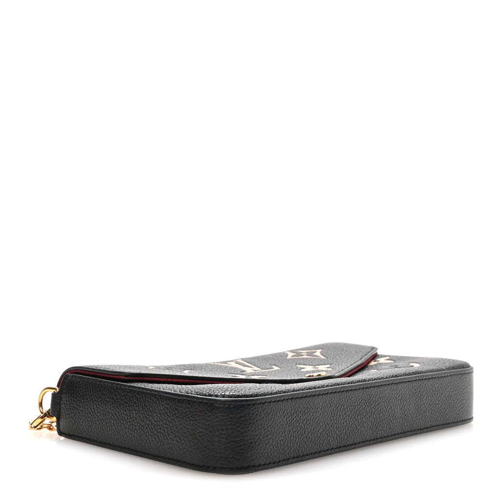 Empreinte Monogram Giant Felicie Pochette Black Beige