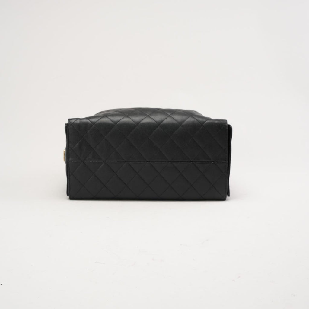Chanel 25 Medium Grained Calfskin & Gold-Tone Black 2025