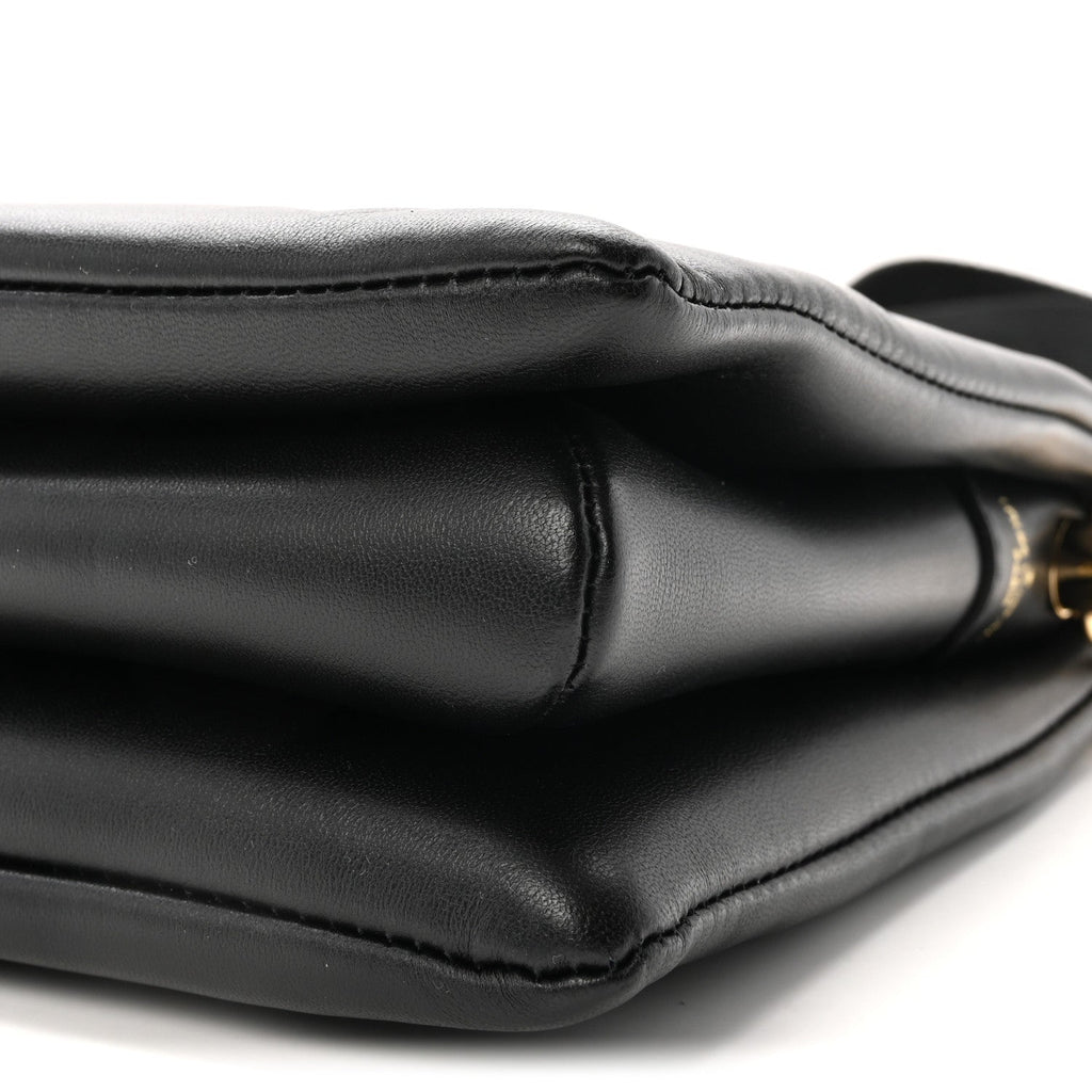 Lambskin Embossed Monogram Coussin PM Black