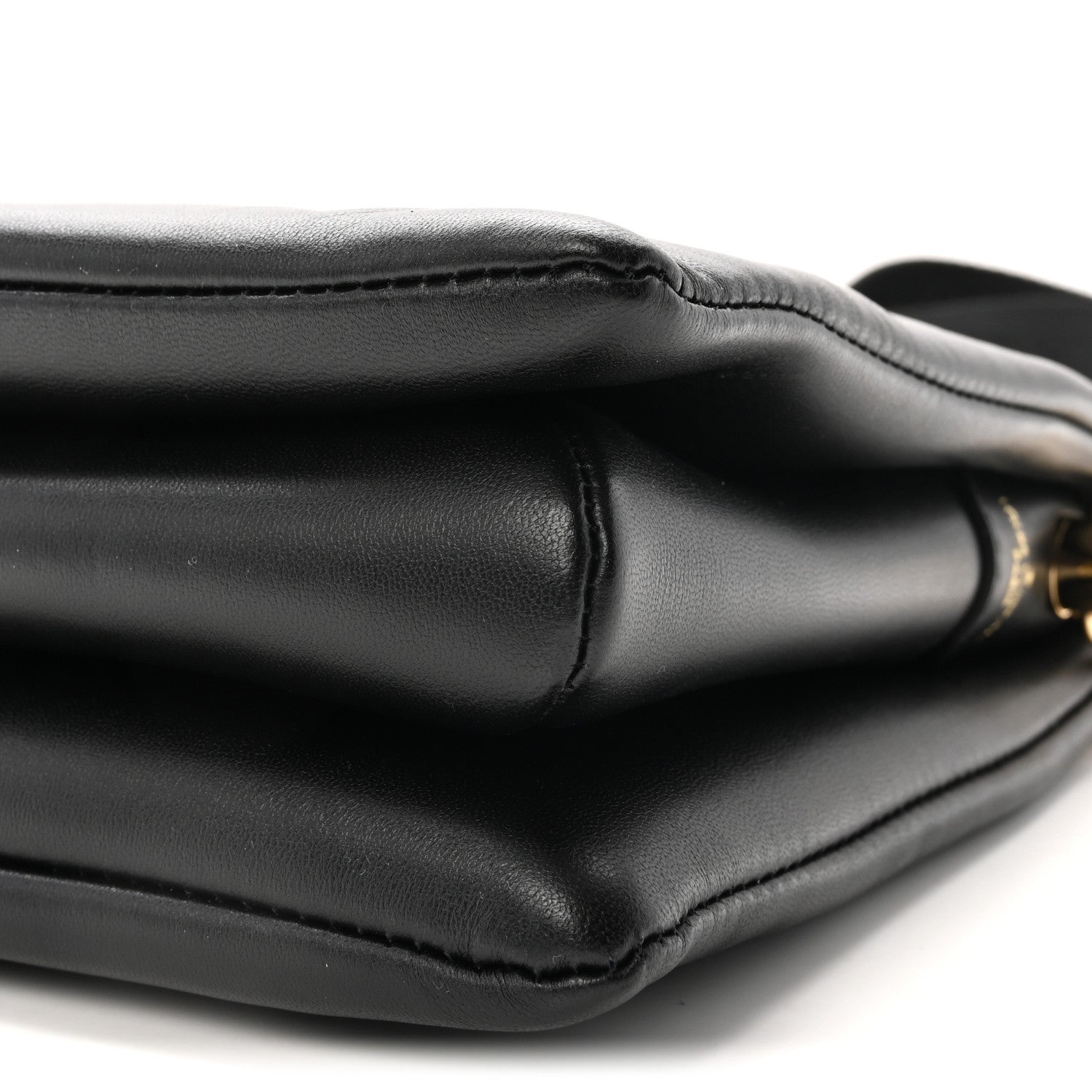 Lambskin Embossed Monogram Coussin PM Black