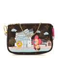 Monogram 2022 Christmas Animation Seoul Mini Pochette Accessories Fuchsia