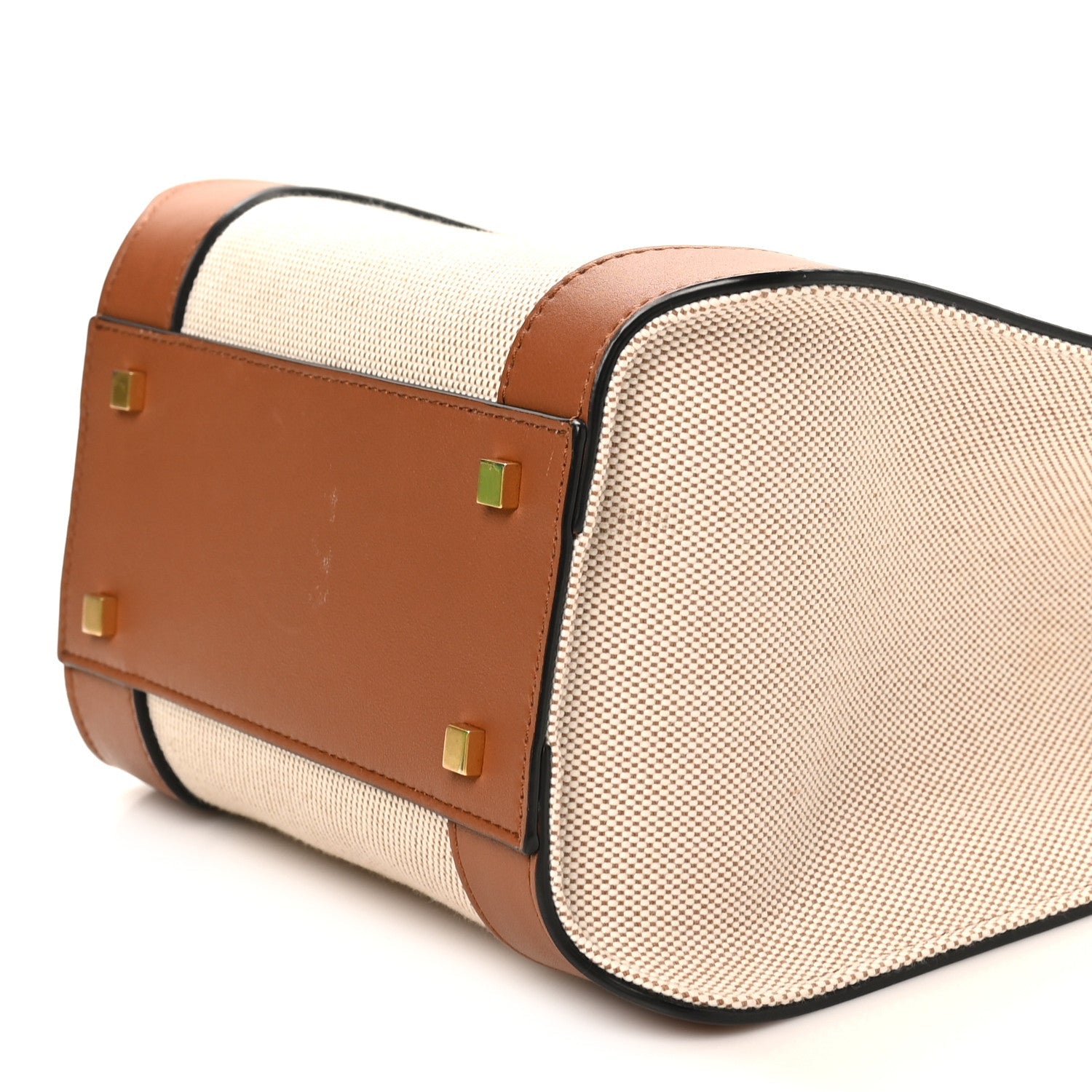 Canvas Calfskin Small Vlogo Signature Handbag Beige Selleria