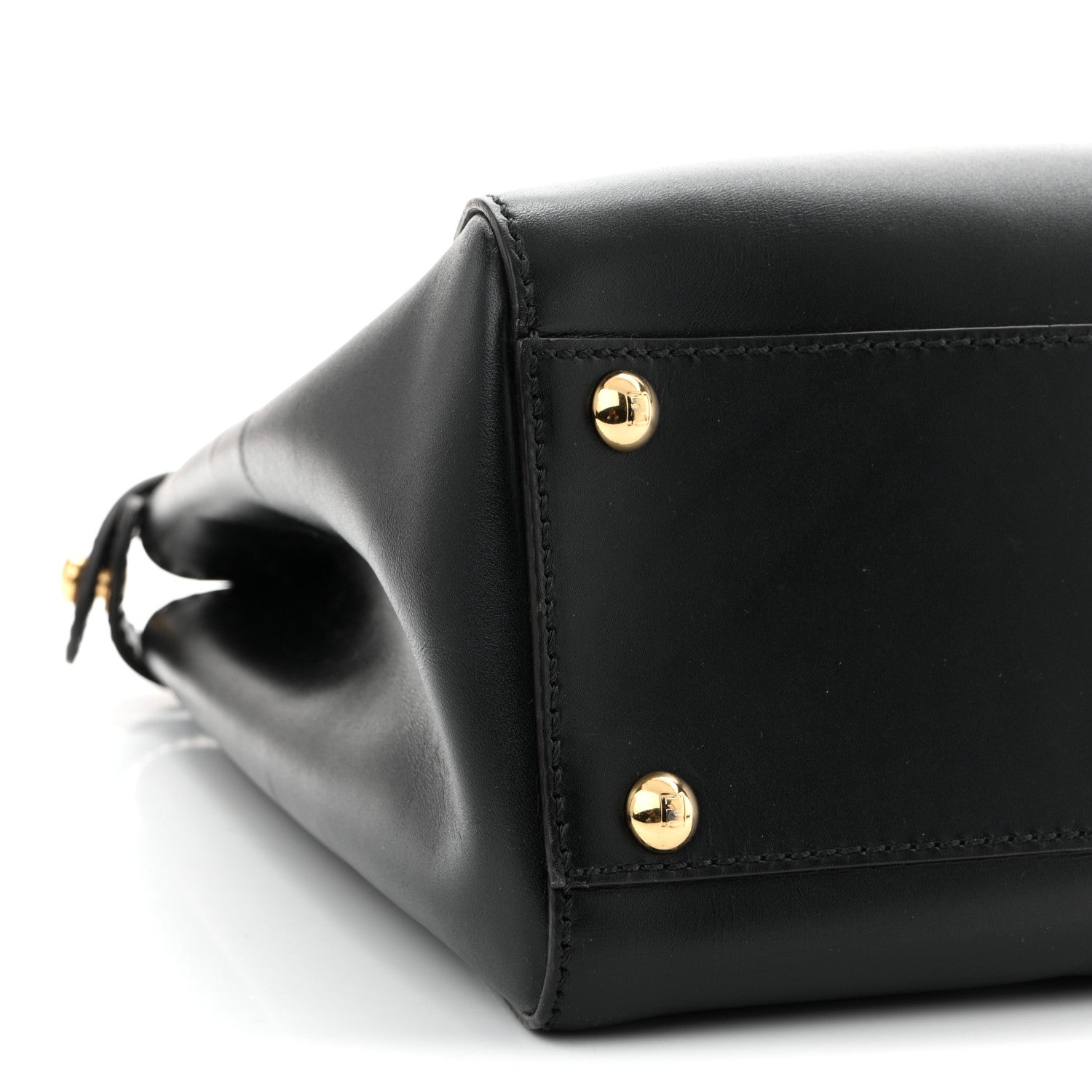 Vitello Morgan Fabric Jacquard Pequin Medium Peekaboo Iconic Satchel Black Tobacco
