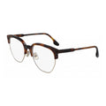 Victoria Beckham Eyeglasses Square Full Rim, Havana Frame and Clear Demo Lenses Lens VB2107215