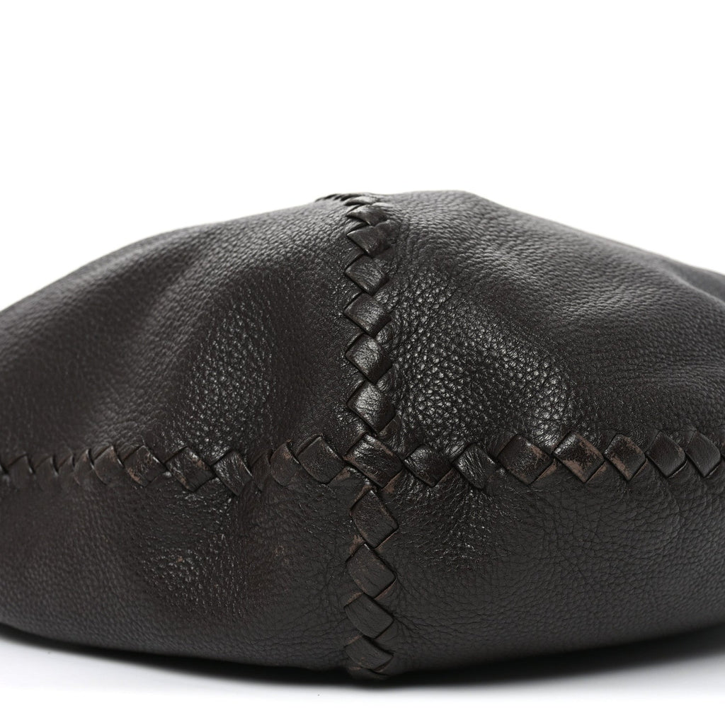 Cervo Deerskin Large Hobo Ebano