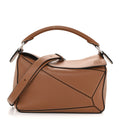 Calfskin Small Puzzle Bag Tan