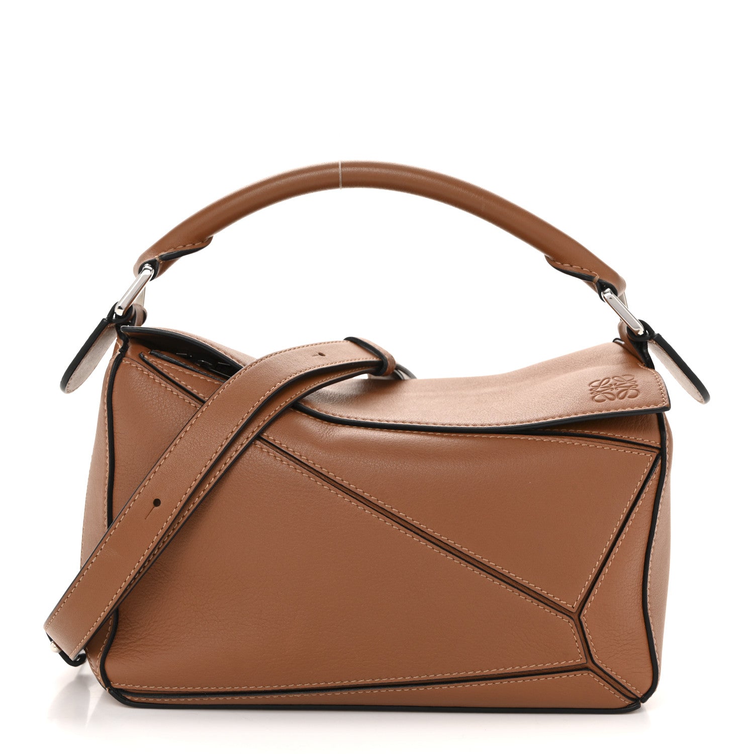 Calfskin Small Puzzle Bag Tan