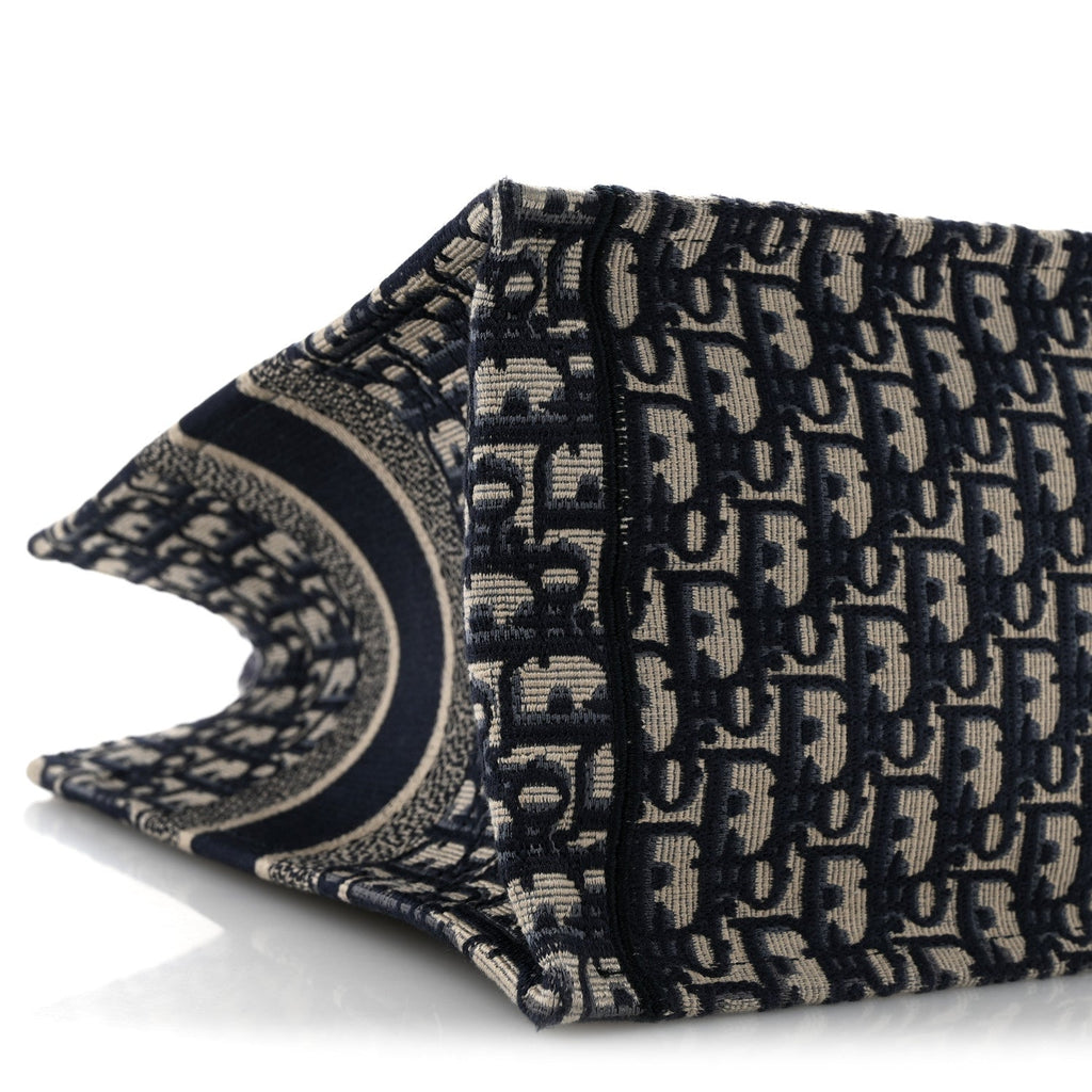 Oblique Medium Book Tote Blue Multicolor