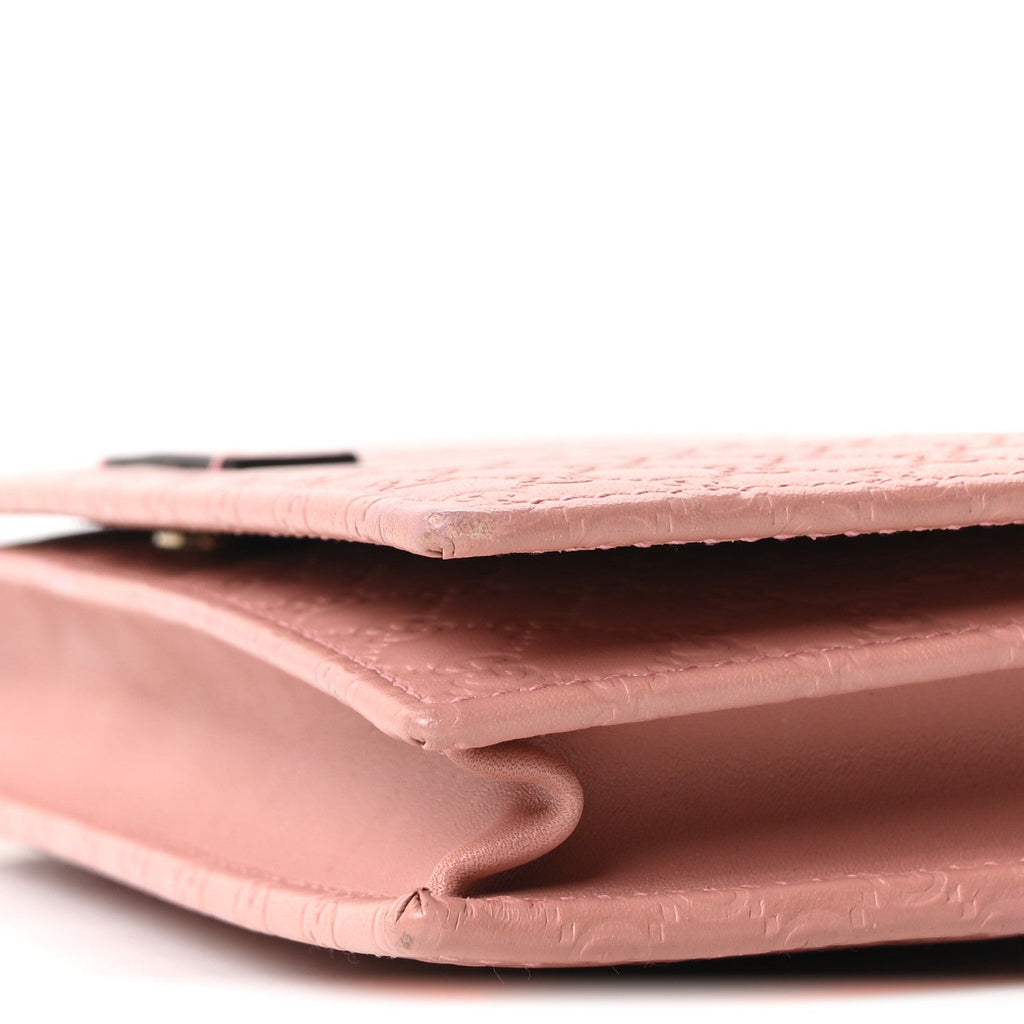 Microguccissima Crossbody Wallet Soft Pink