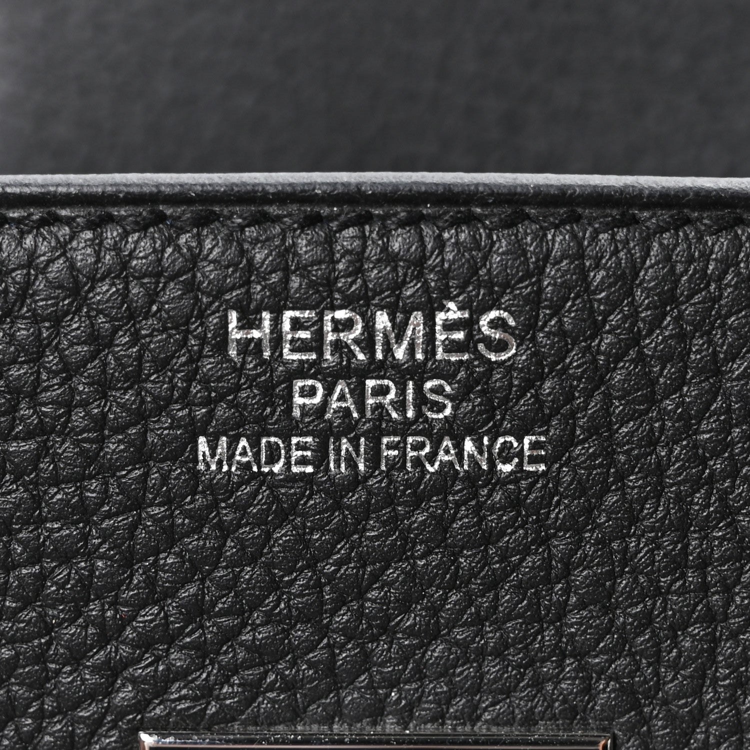 Togo Birkin 35 Black Bleu Agate