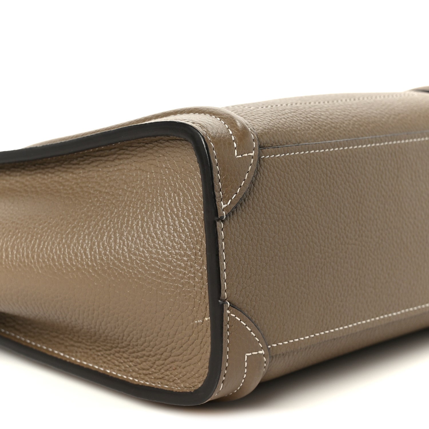 Drummed Calfskin Nano Luggage Souris