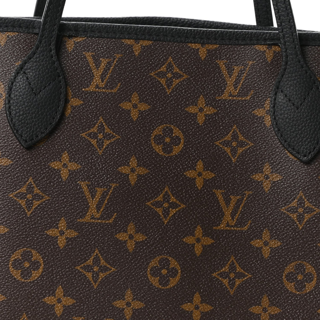 Monogram Calfskin Neo Neverfull Inside Out MM Black