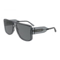 Lacoste Sunglasses Square Full Rim, Light Grey Frame and Grey Lens L6056S035