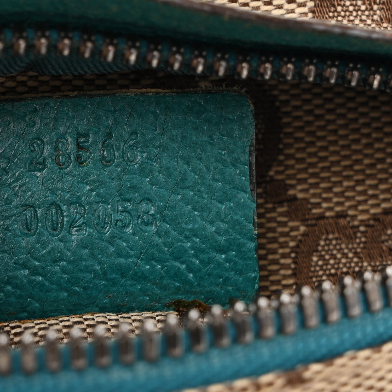 GG Monogram Web Double Pocket Belt Bag Turquoise