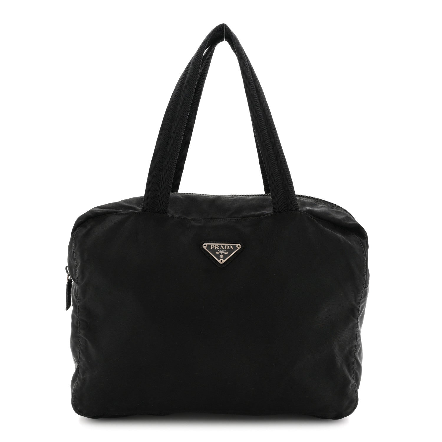 Tessuto Nylon Shoulder Bag  Black