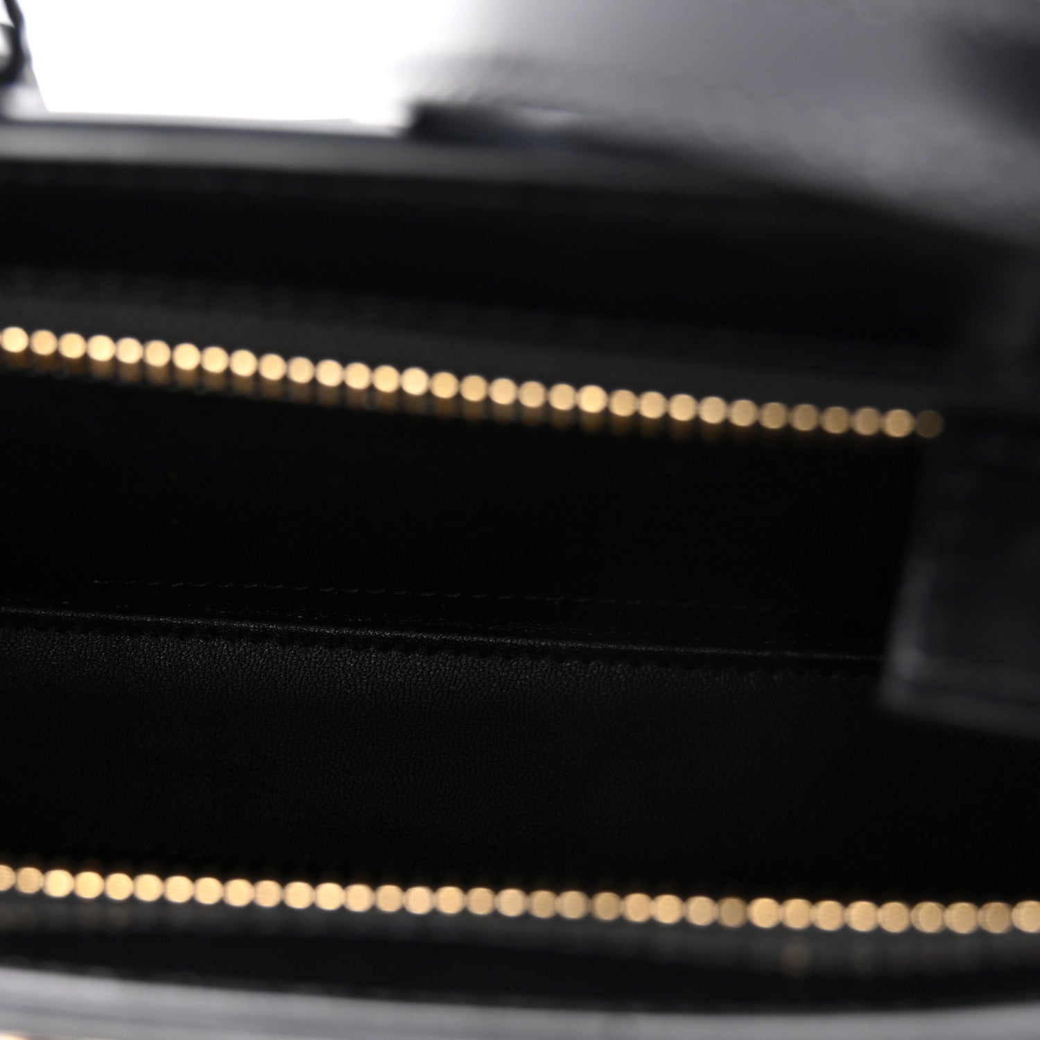 Shiny Calfskin Medium Tilly Triomphe Shoulder Bag Black