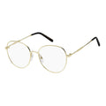Marc Jacobs Eyeglasses Round Full Rim, Light Gold Frame and Clear Demo Lenses Lens MARC5900J5G00
