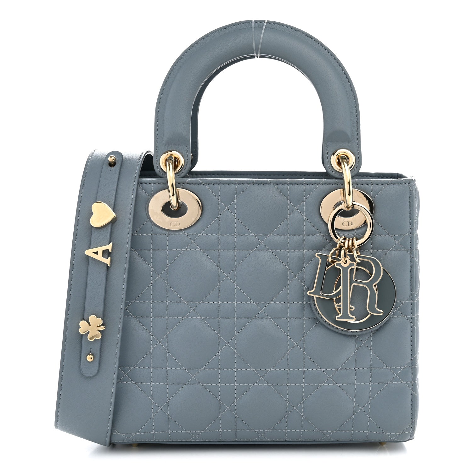 Lambskin Cannage Small My ABCDior Lady Dior Cloud Blue