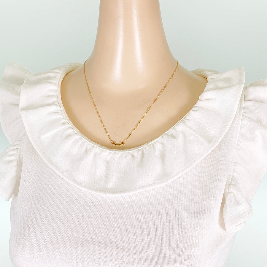 TIFFANY&Co. T Smile mini Necklace