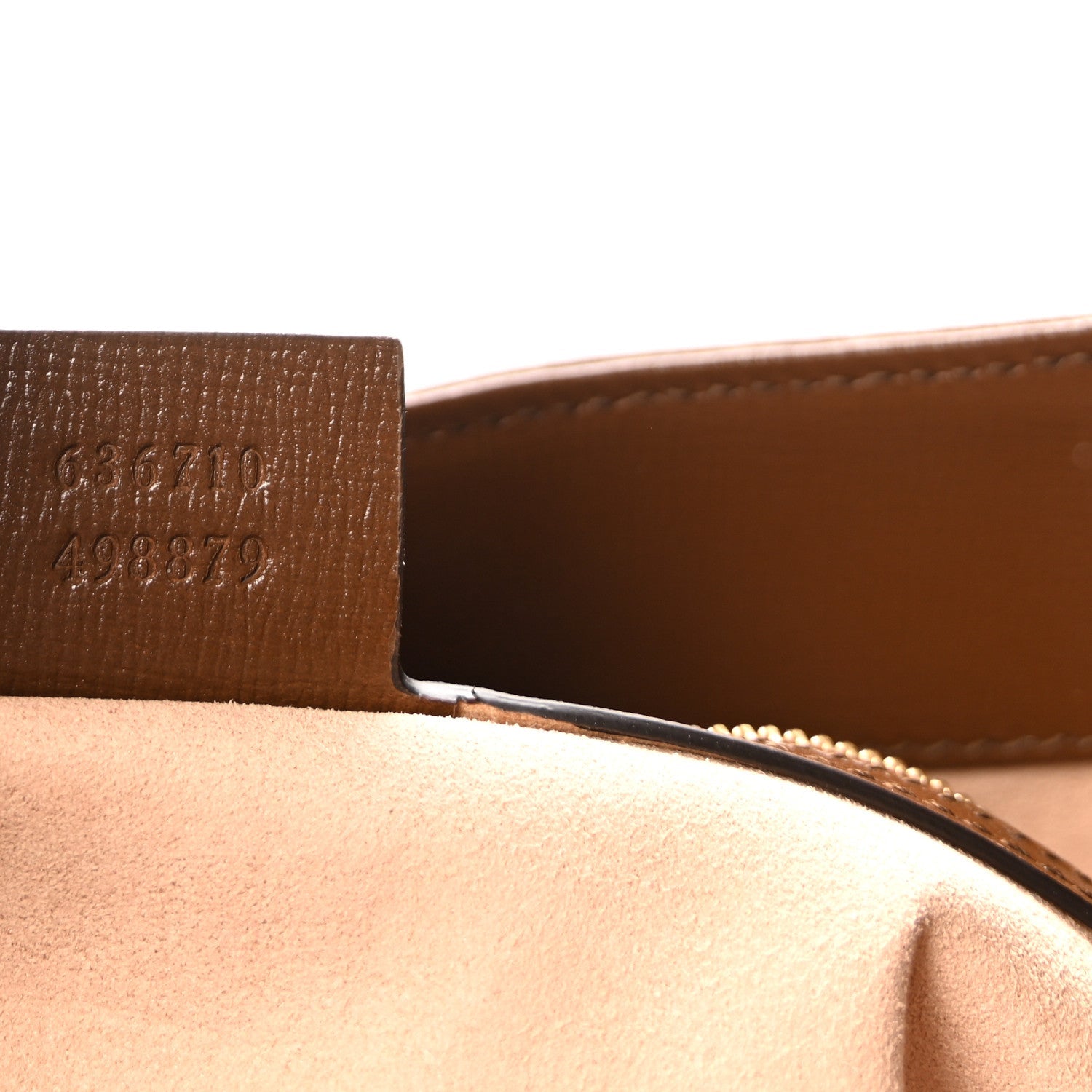 GG Supreme Monogram Azalea Calfskin Web Medium Jackie 1961 Hobo Beige Ebony Brown Sugar