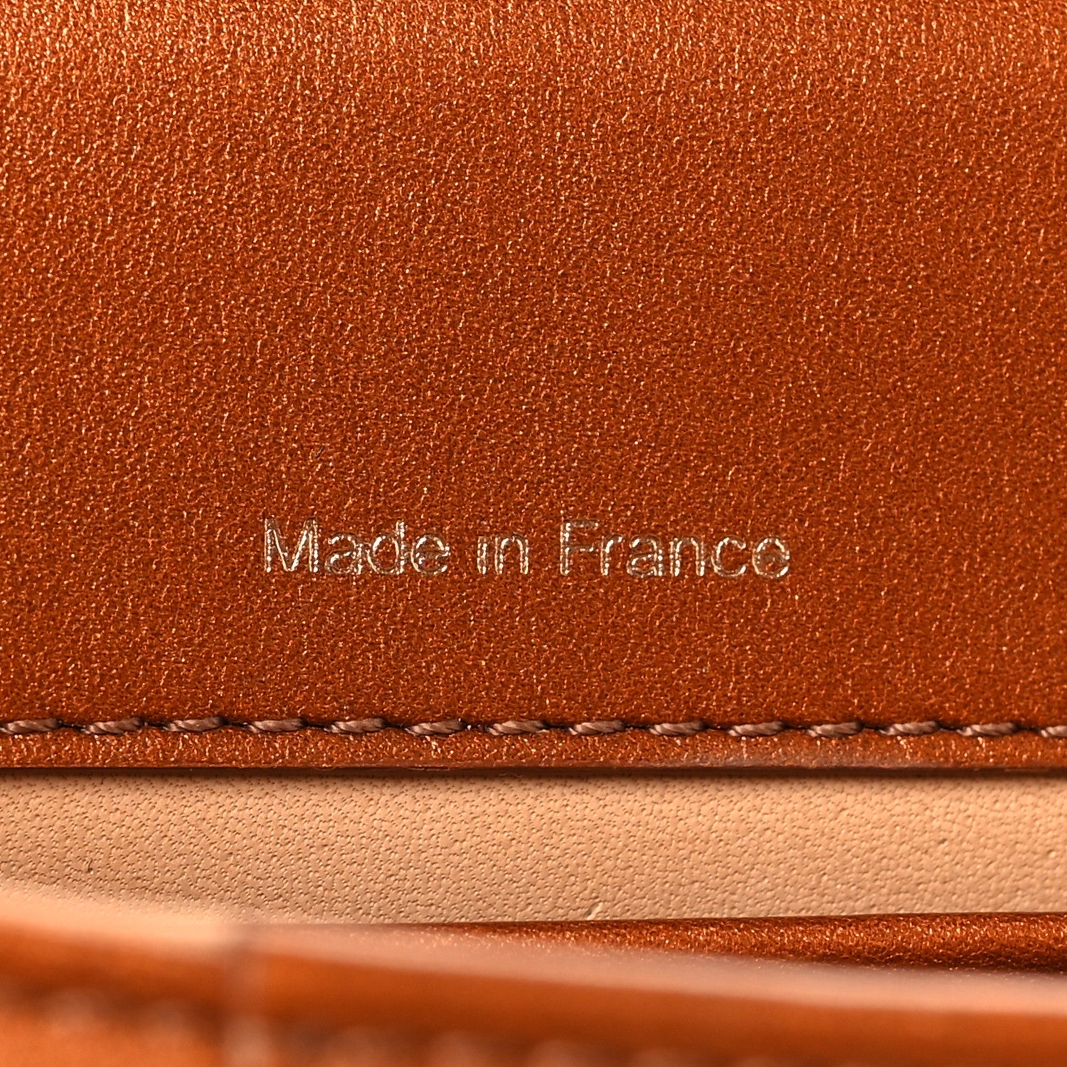 Box Calfskin Mini Brillant Satchel Bronze