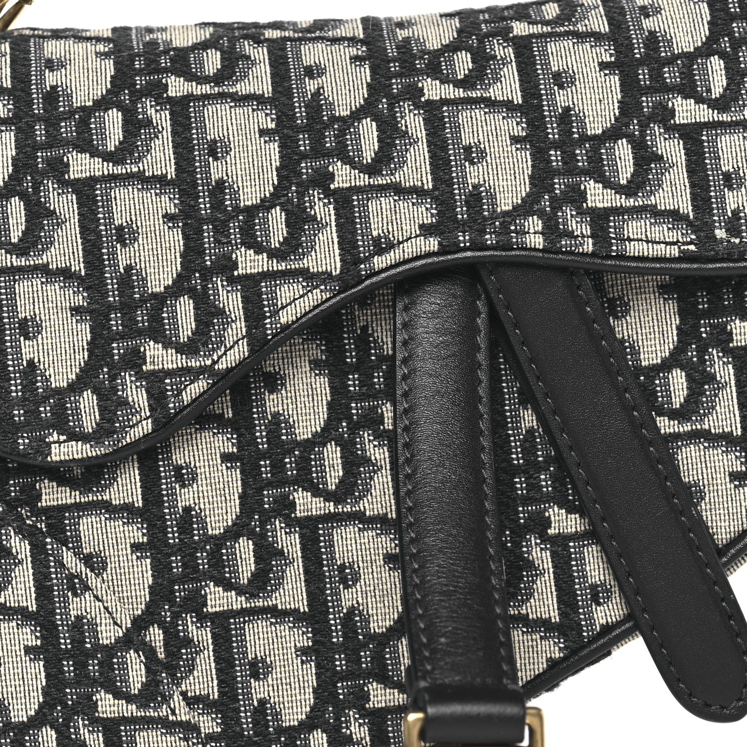 Oblique Mini Saddle Bag Blue