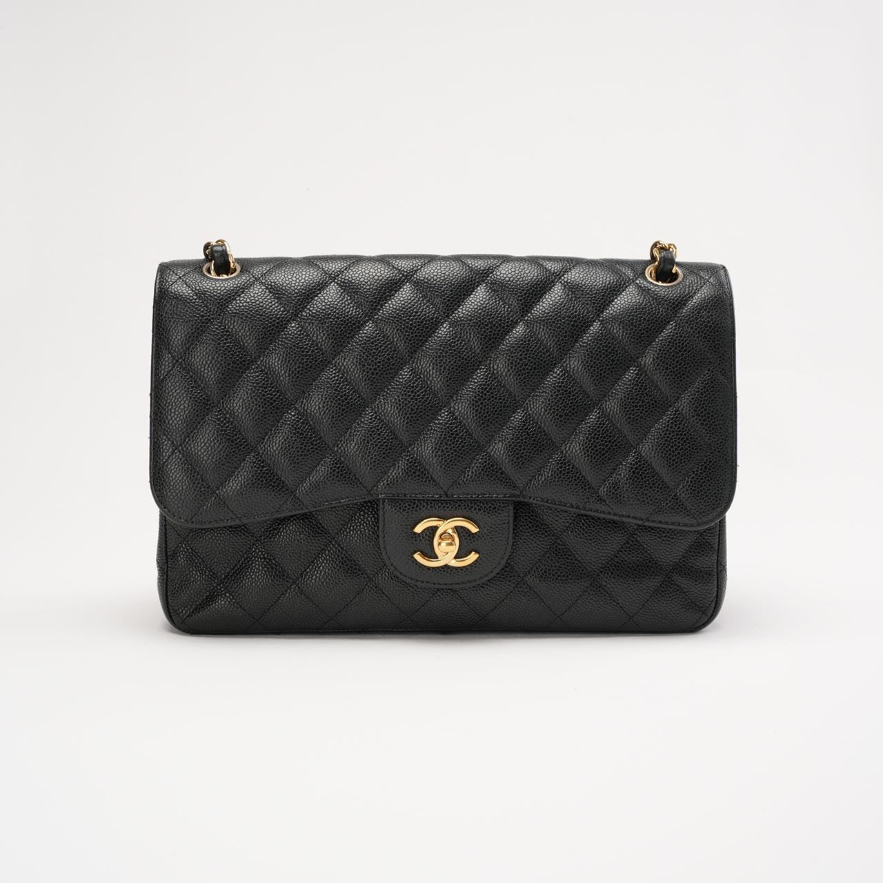 Chanel Jumbo Classic Double Flap Bag Caviar 2015