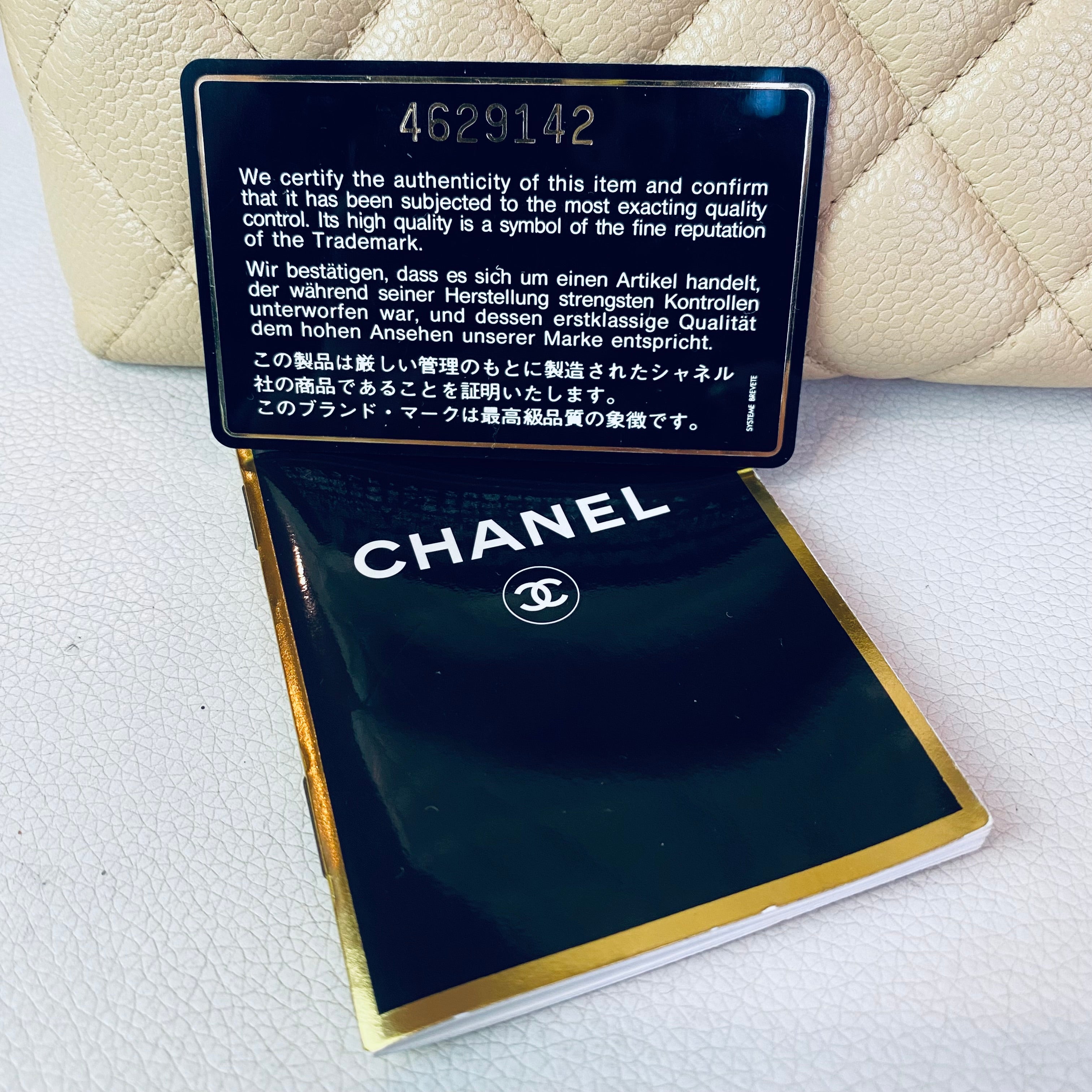 CHANEL “Kelly Bag” Top Handle Satchel Hand Bag Beige